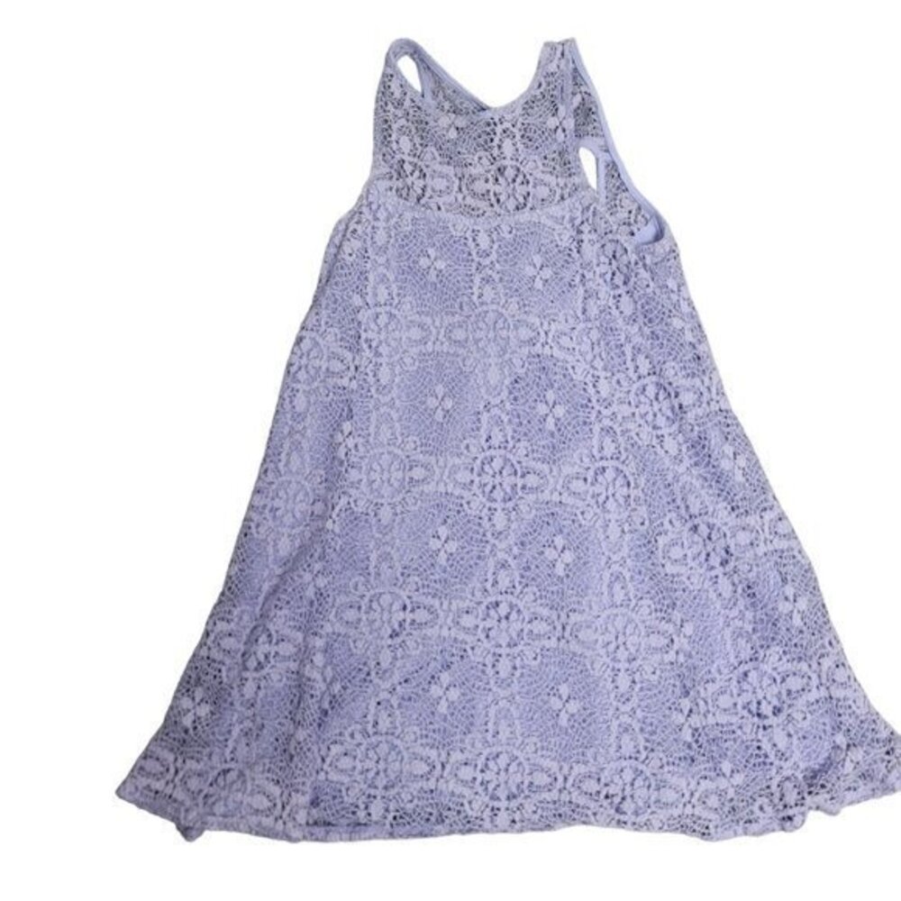 Free People Womens Size XS Lilac Purple Mini Lace‎ Sleeveless Dress